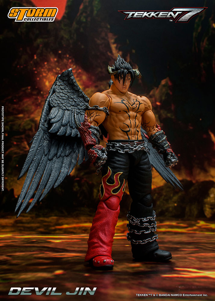 Tekken Devil Jin Action Figure - Prototype Shown View 2