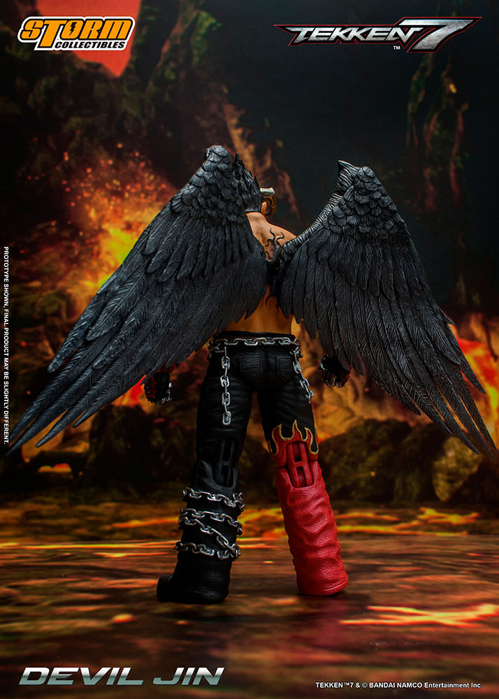Tekken Devil Jin Action Figure - Prototype Shown View 3