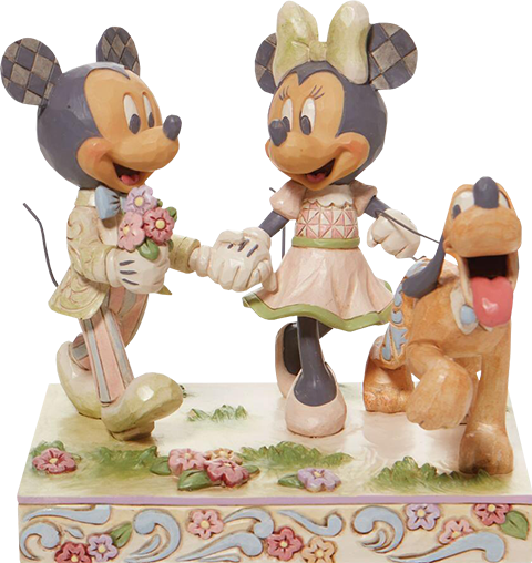 White Woodland Mickey and Minnie- Prototype Shown