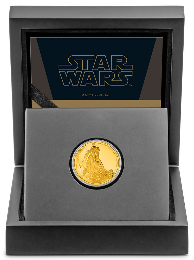 Ahsoka Tano ¼ oz Gold Coin by New Zealand Mint | Sideshow
