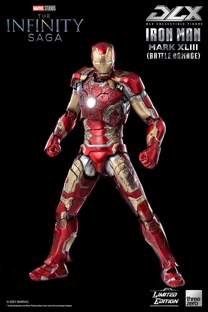 DLX Iron Man Mark 43 (Battle Damage) Exclusive Edition - Prototype Shown