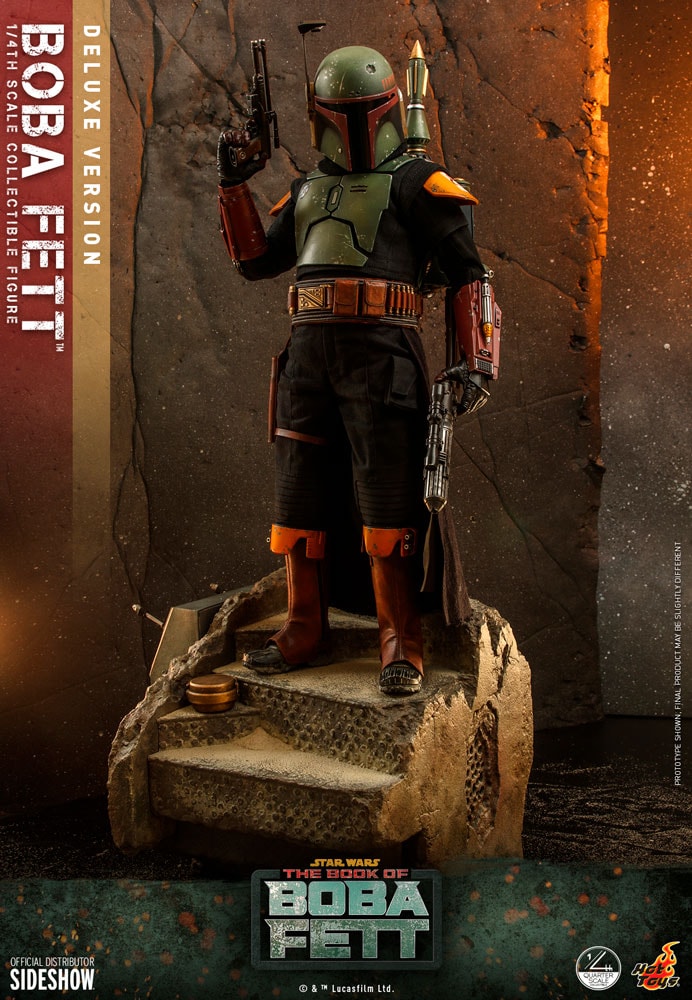 Star Wars Boba Fett (Deluxe Version) Quarter Scale Figure - Prototype Shown View 3