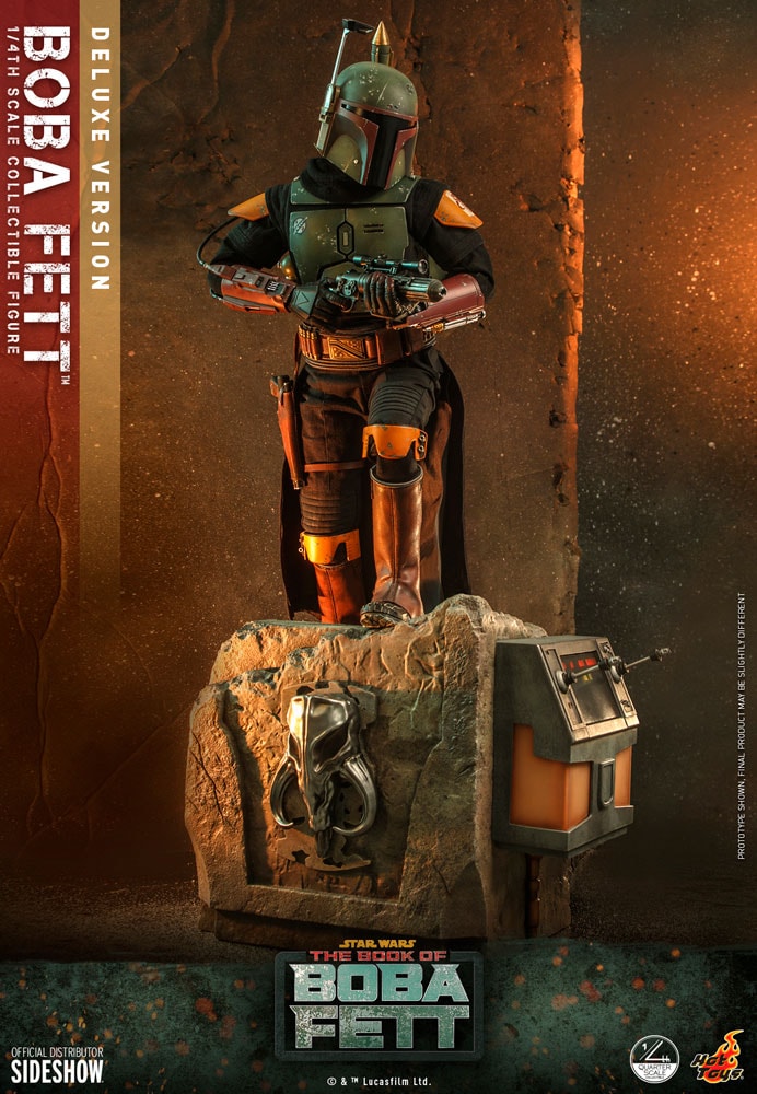 Star Wars Boba Fett (Deluxe Version) Quarter Scale Figure - Prototype Shown View 5