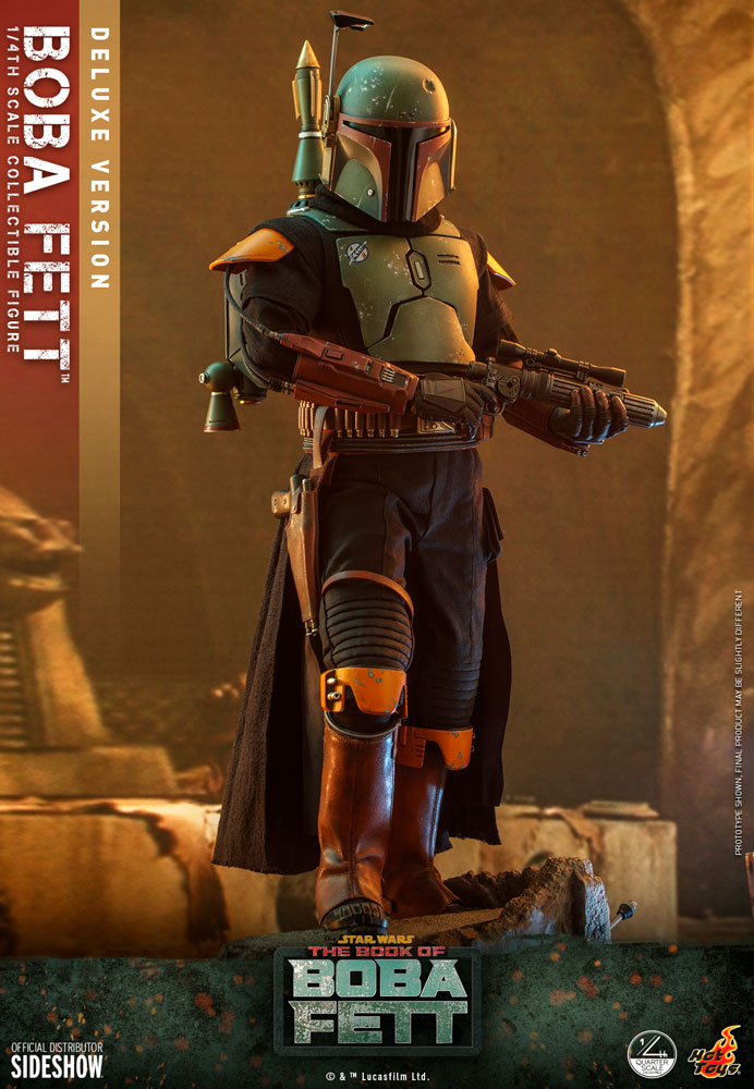 Star Wars Boba Fett (Deluxe Version) Quarter Scale Figure - Prototype Shown View 6