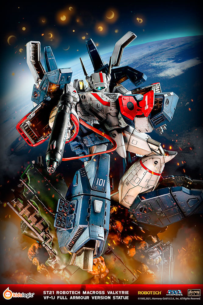 ST21 Macross VF1J Full Armour Version Statue | Sideshow Collectibles