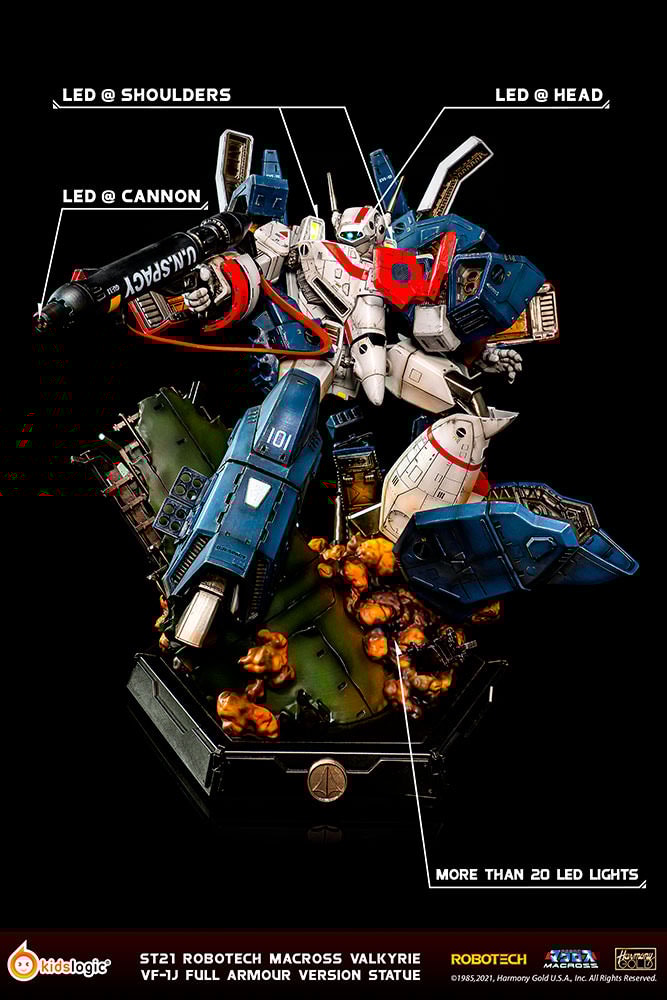 ST21 Macross VF1J Full Armour Version Statue | Sideshow Collectibles