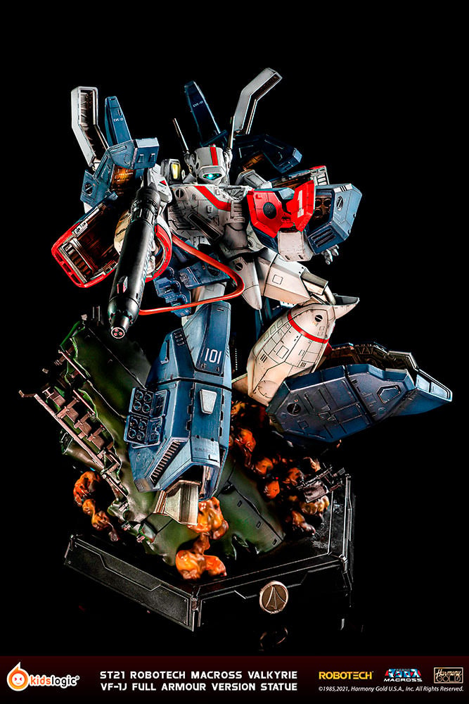 ST21 Macross VF1J Full Armour Version Statue | Sideshow Collectibles
