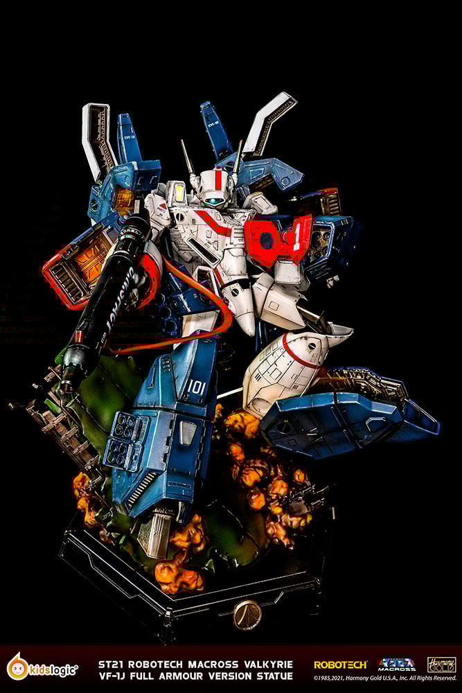 ST21 Macross VF1J Full Armour Version Statue | Sideshow Collectibles