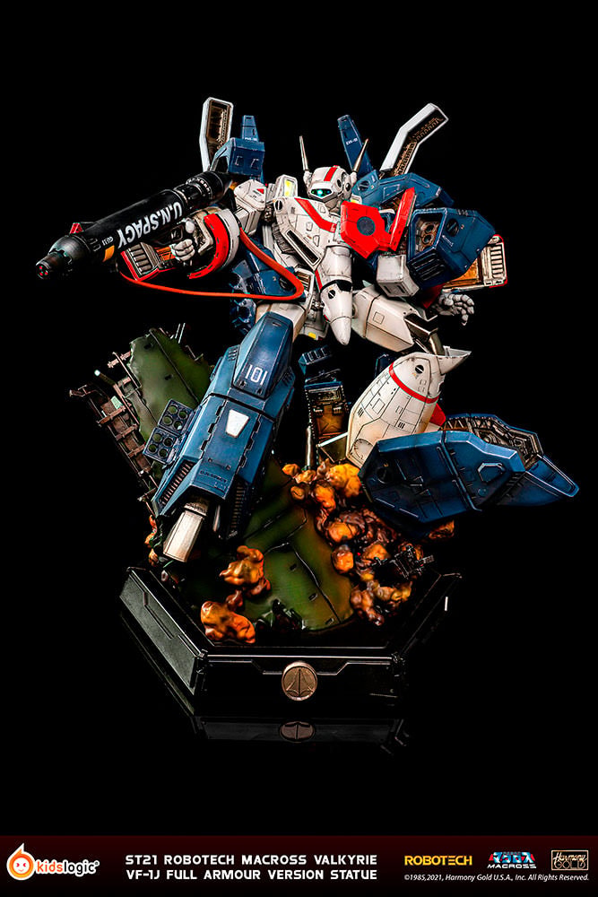 Robotech ST21 Macross VF1J Full Armour Version Statues - Prototype Shown View 6