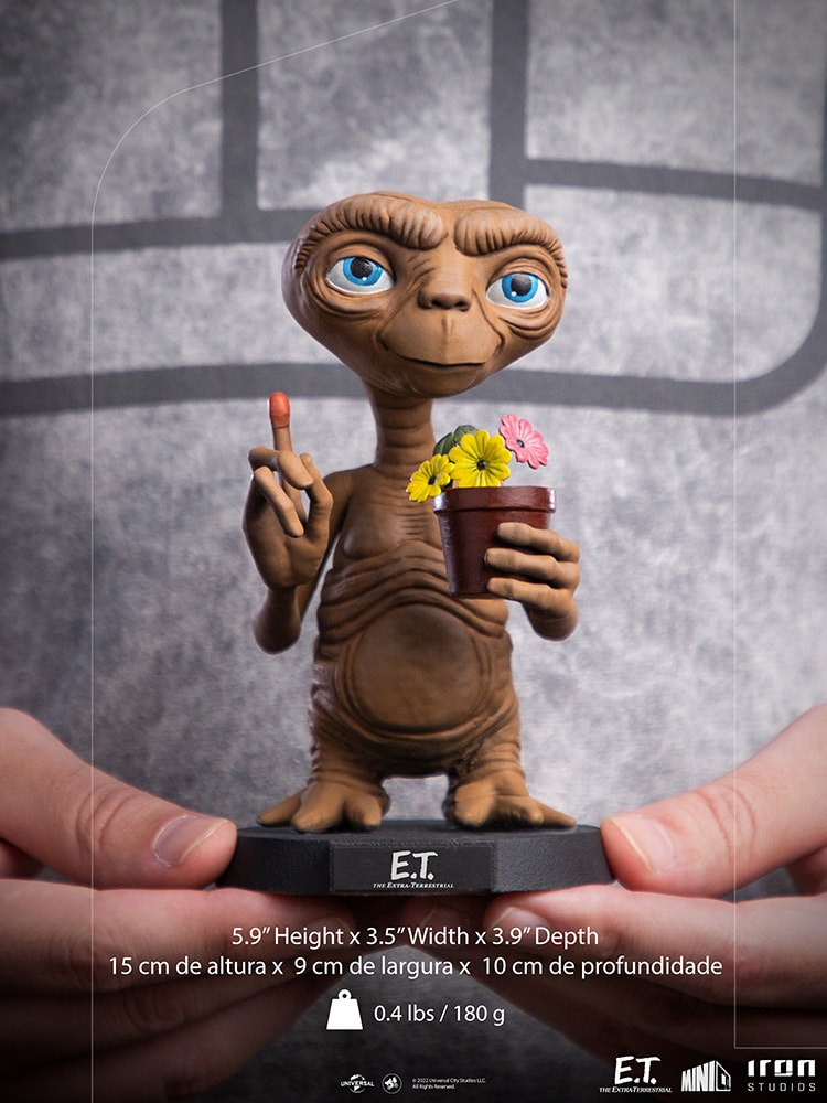 E.T. The Extra-Terrestrial E.T. Mini Co. Collectible Figure - Prototype Shown View 6