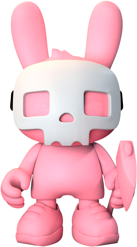 UberGuggi Mr. Pink UberGuggi Designer Collectible Toy - Prototype Shown View 6
