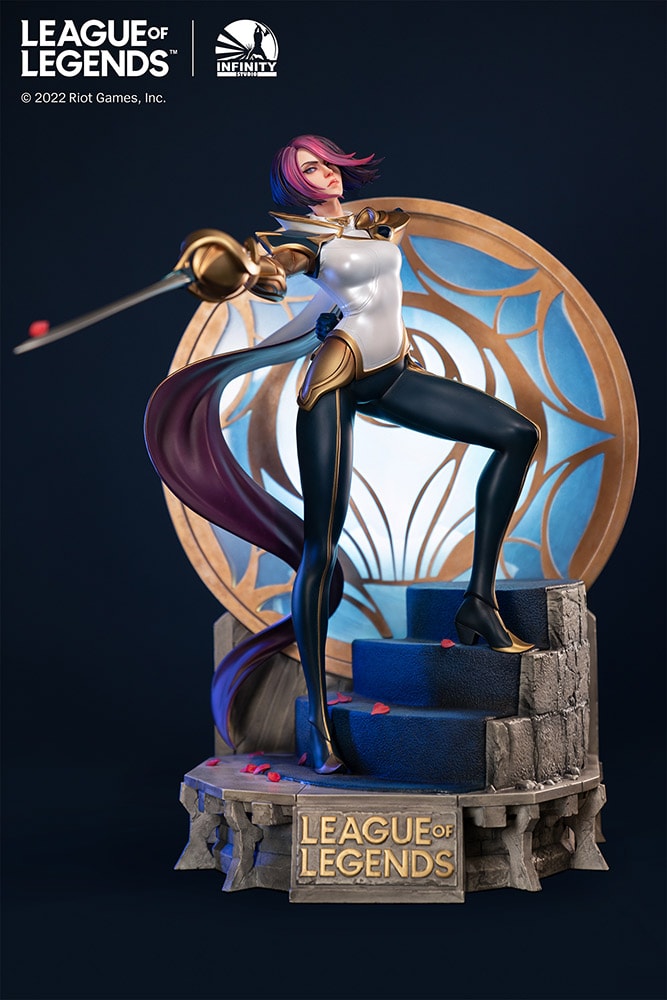 League of Legends The Grand Duelist - Fiora Laurent Quarter Scale Statue - Prototype Shown View 2