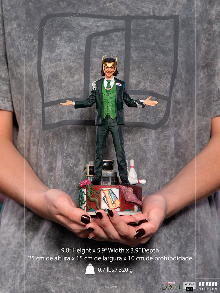 Marvel Loki President Variant 1:10 Scale Statue - Prototype Shown View 6