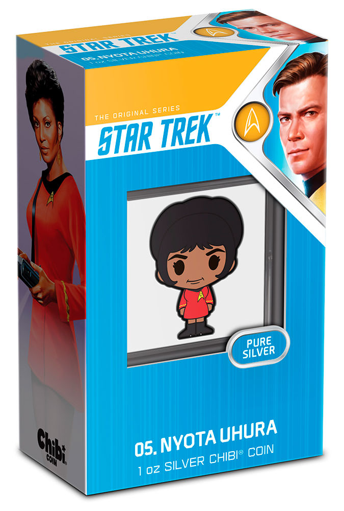 Nyota Uhura 1oz Silver Coin View 2