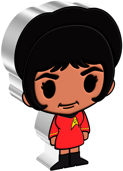 Nyota Uhura 1oz Silver Coin View 5