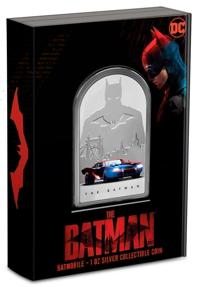 Batmobile 1oz Silver Coin
