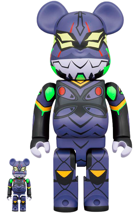 Evangelion Be@rbrick Evangelion Eva13 (New Paint Ver.) 100% & 400% Bearbrick - Prototype Shown View 6