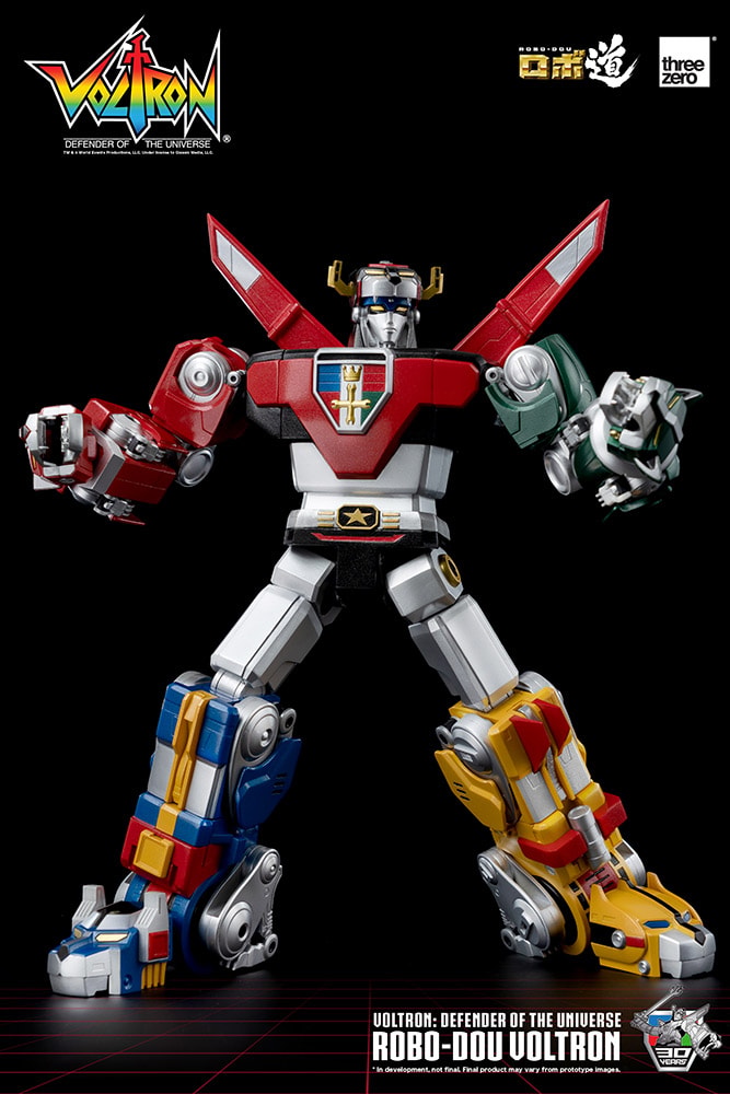 Voltron: Defender of the Universe ROBO-DOU Voltron Collectible Figure - Prototype Shown View 3
