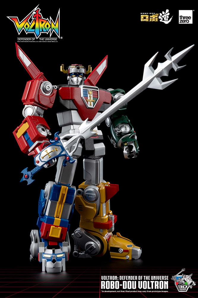 Voltron: Defender of the Universe ROBO-DOU Voltron Collectible Figure - Prototype Shown View 5
