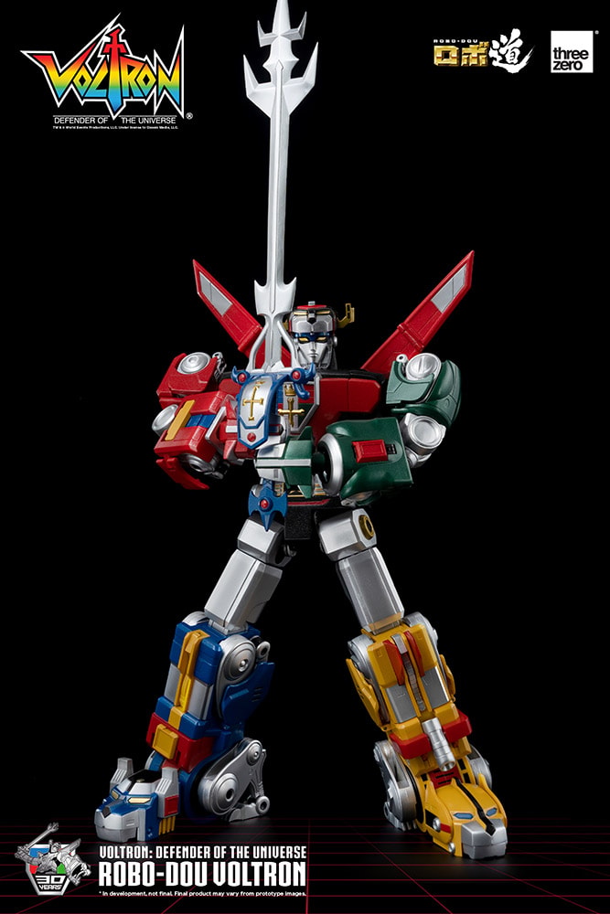 Voltron: Defender of the Universe ROBO-DOU Voltron Collectible Figure - Prototype Shown View 6