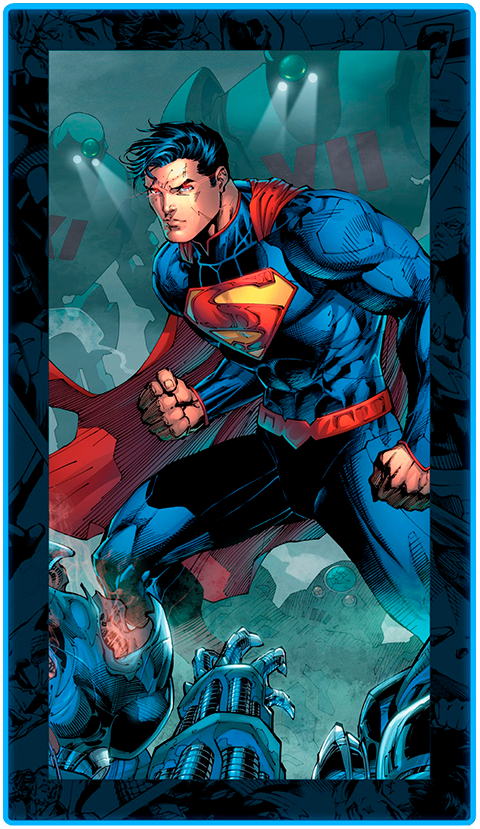 Superman LED Mini-Poster Light View 5