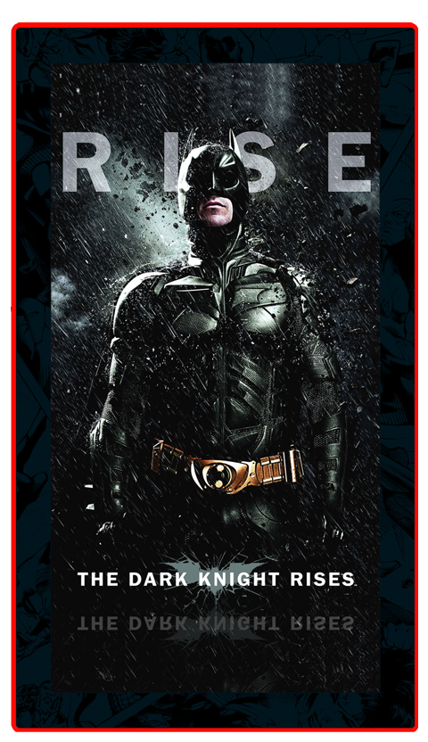 The Dark Knight Rises (01) LED Mini-Poster Light Exclusive Edition - Prototype Shown