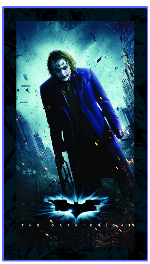 The Dark Knight Joker (04) LED Mini-Poster Light Exclusive Edition - Prototype Shown