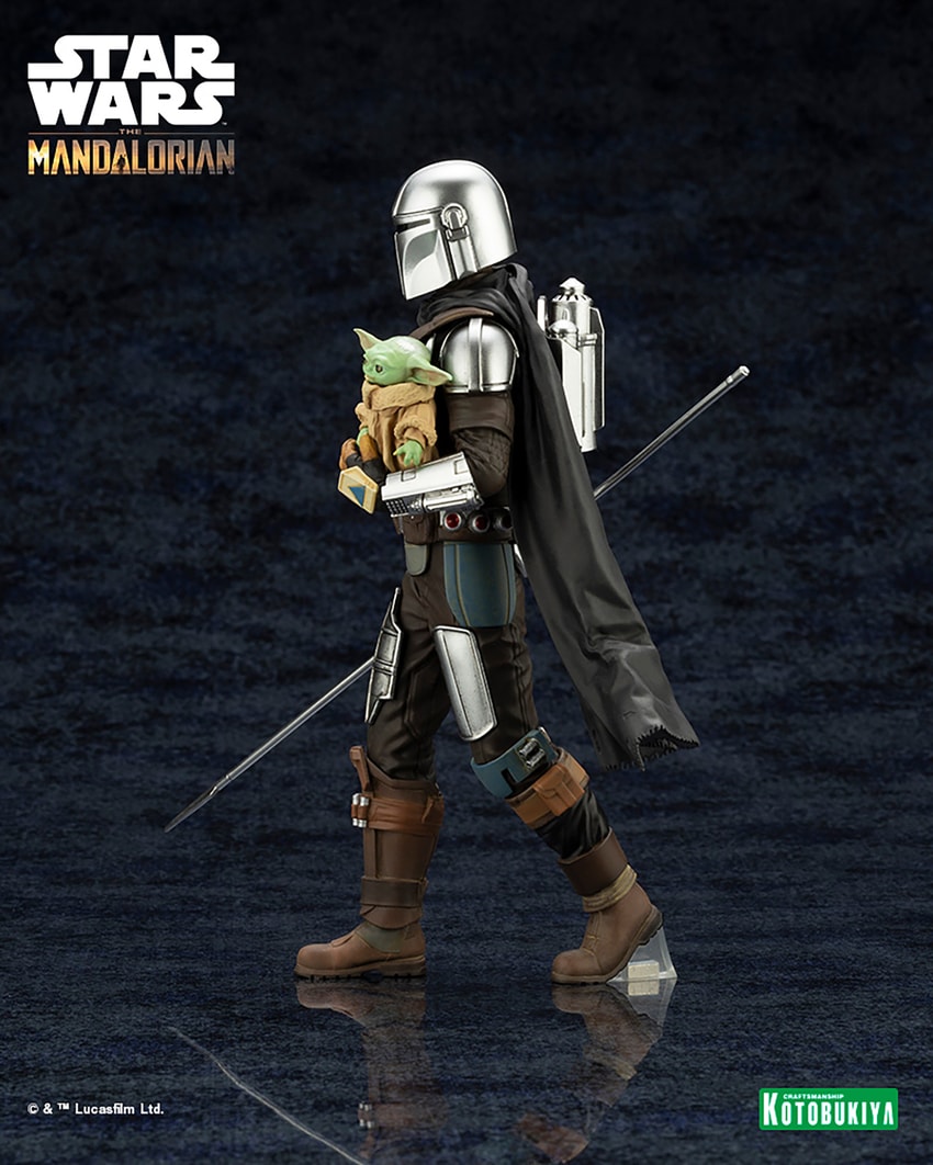 Mandalorian™ & Grogu™ Statue by Kotobukiya | Sideshow Collectibles
