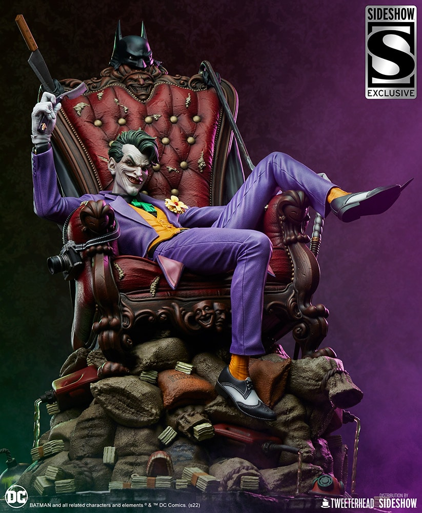 DC Comics The Joker Quarter Scale Maquette - Prototype Shown View 4