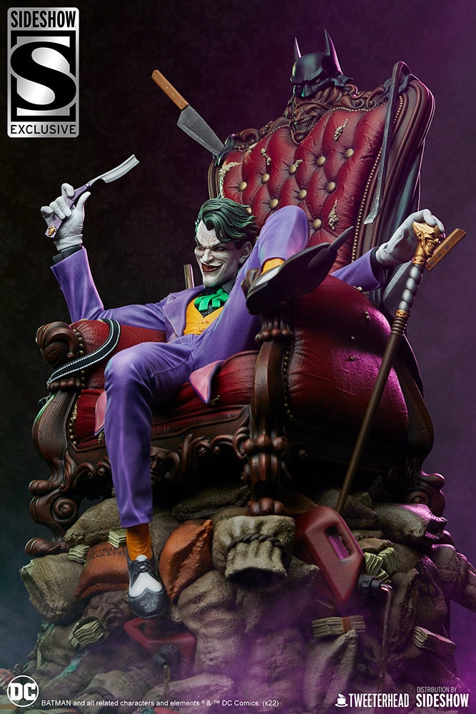 DC Comics The Joker Quarter Scale Maquette - Prototype Shown View 5