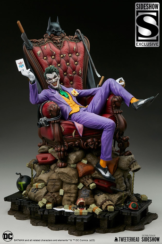 DC Comics The Joker Quarter Scale Maquette - Prototype Shown View 6