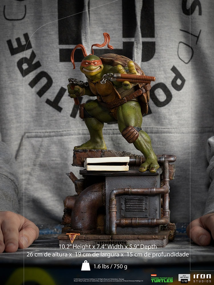 Teenage Mutant Ninja Turtles Michelangelo 1:10 Scale Statue  Collector Edition - Prototype Shown View 5