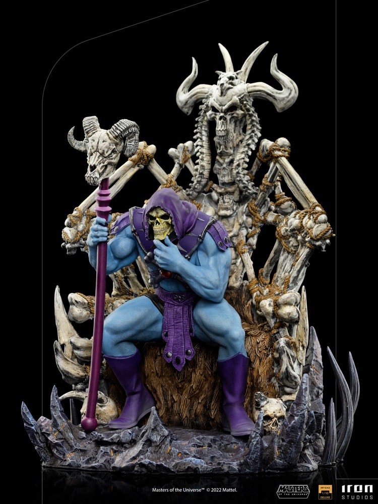 Skeletor on Throne Deluxe- Prototype Shown
