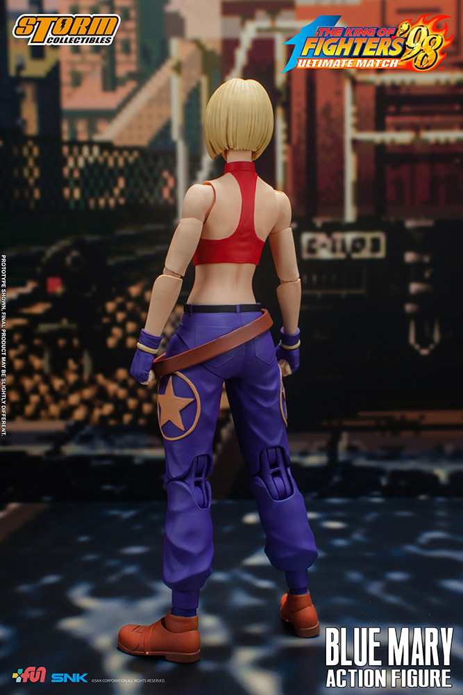 The King of Fighters Blue Mary Action Figure - Prototype Shown View 4