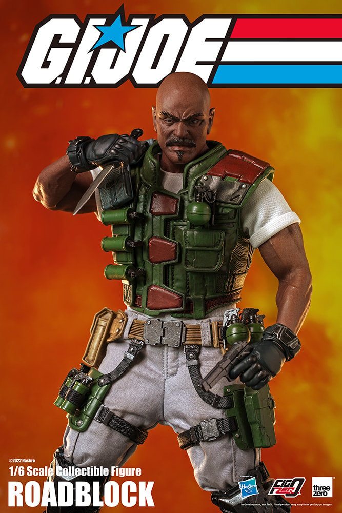 G.I. Joe Roadblock Sixth Scale Figure - Prototype Shown View 6