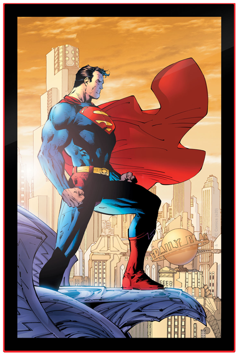 Superman #204 LED Jim Lee Cover Variant (Large Exclusive Edition - Prototype Shown