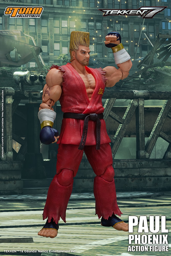 Tekken Paul Phoenix Action Figure - Prototype Shown View 3