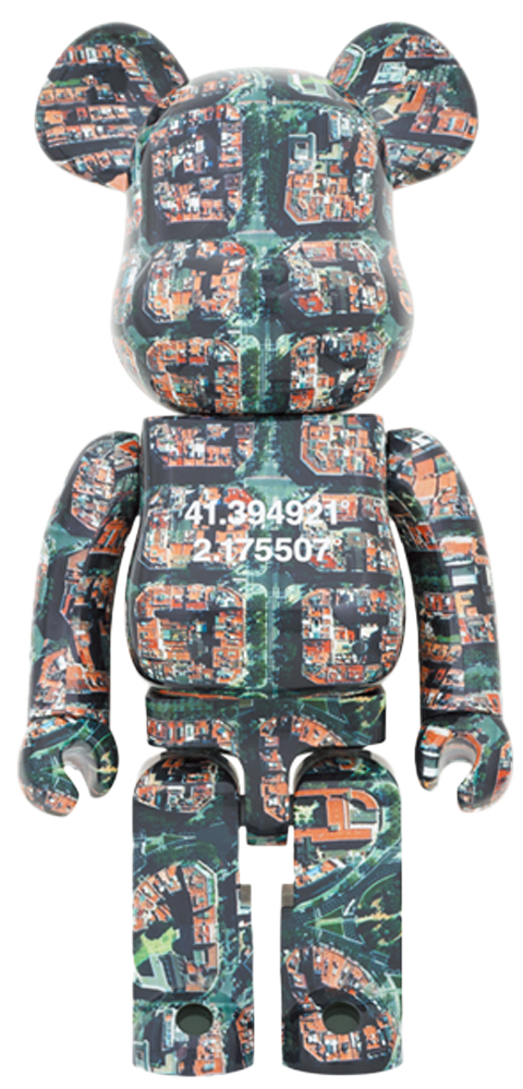 Be@rbrick Benjamin Grant Overview Barcelona 1000％- Prototype Shown
