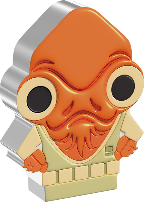 Admiral Ackbar 1oz Silver Coin- Prototype Shown