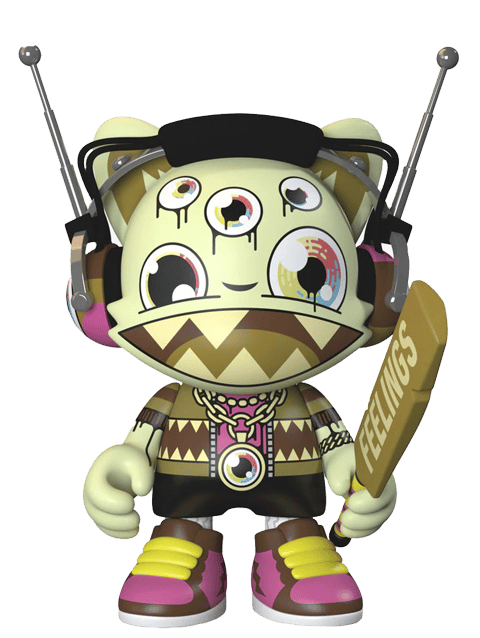 SuperJanky Fashion Accident "Def Notez" SuperJanky Designer Collectible Toy - Prototype Shown View 6