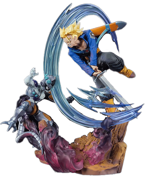 Dragon Ball (Extra Battle) Super Saiyan Trunks Collectible Figure - Prototype Shown View 6