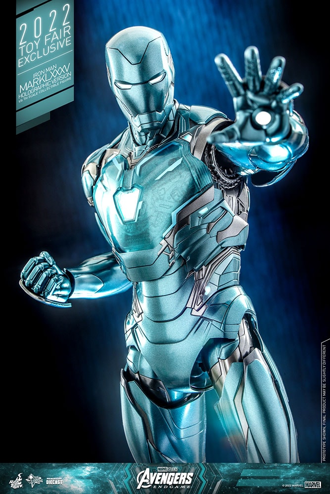 Marvel Iron Man Mark LXXXV (Holographic Version) Sixth Scale Figure - Prototype Shown View 5