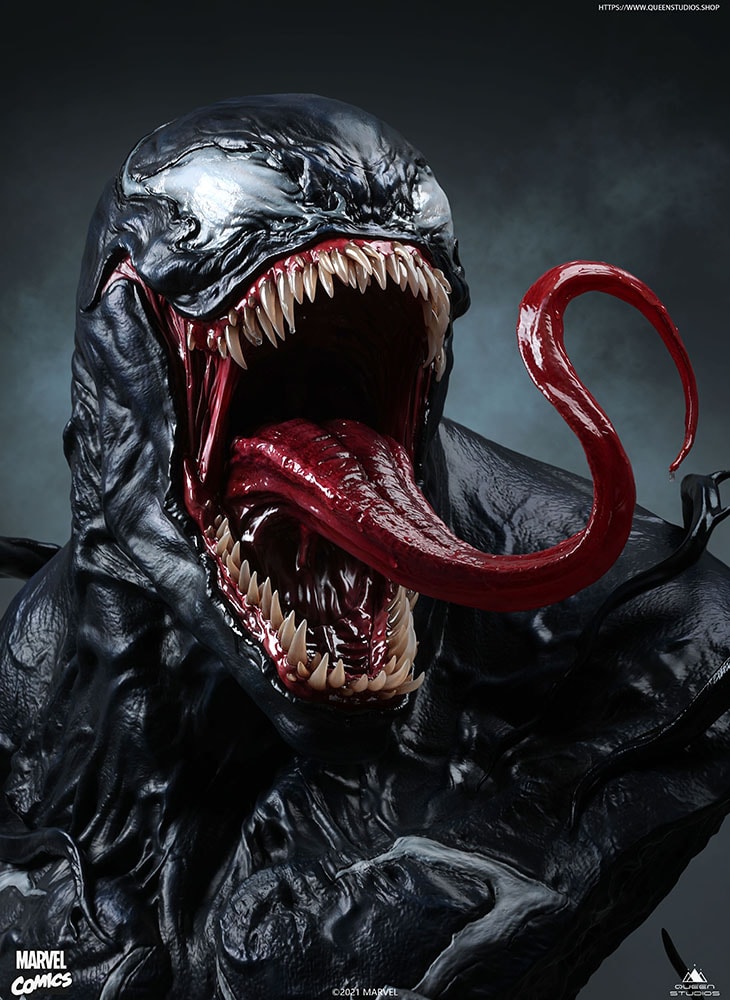 Marvel Venom Life-Size Bust - Prototype Shown View 2