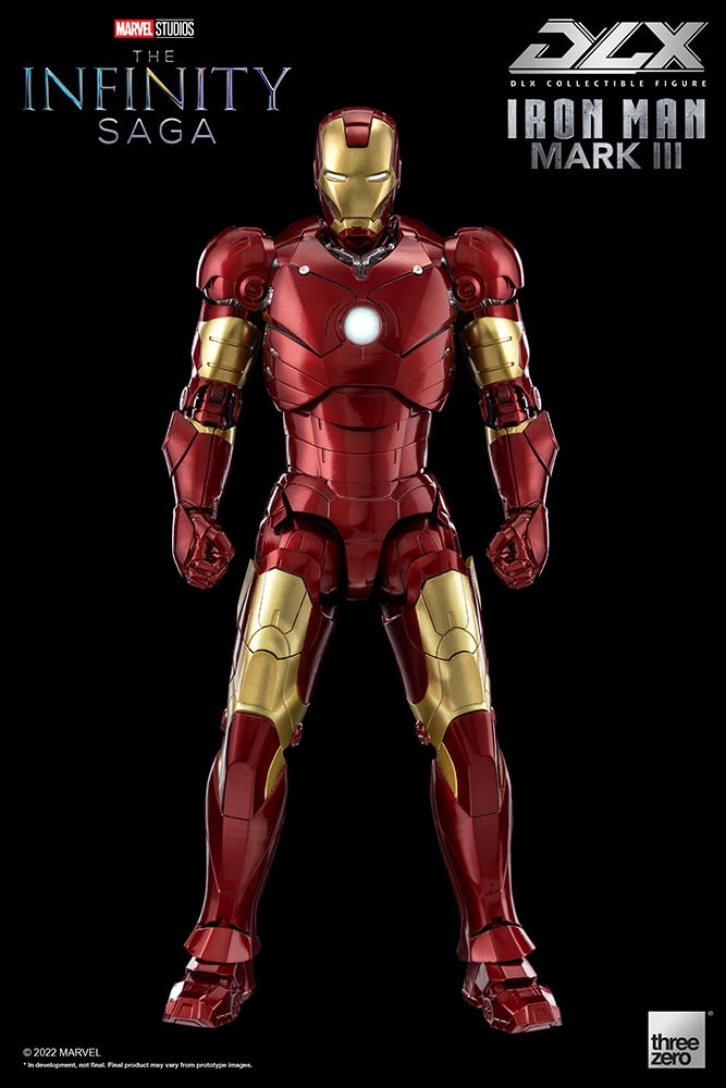 Marvel DLX Iron Man Mark 3 Collectible Figure - Prototype Shown View 2