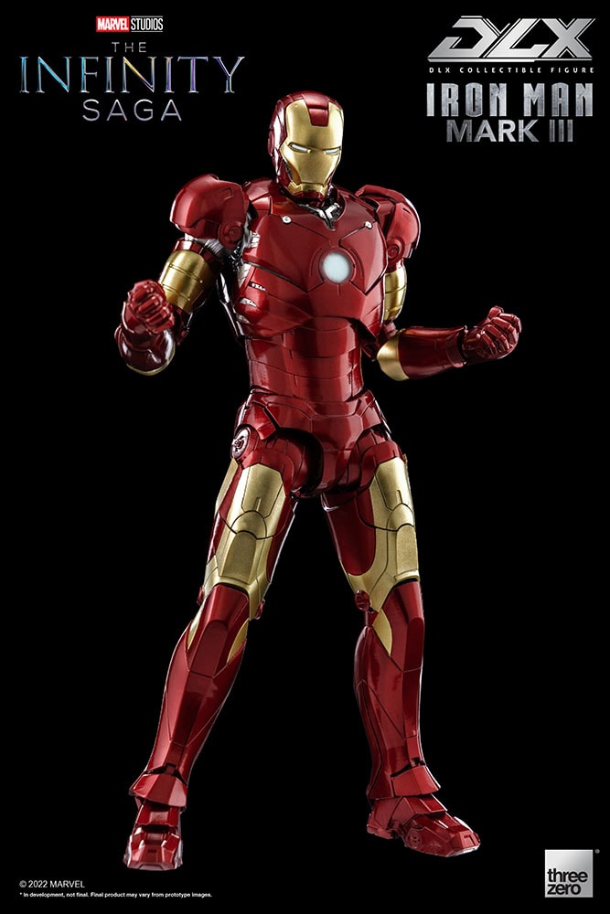 Marvel DLX Iron Man Mark 3 Collectible Figure - Prototype Shown View 4