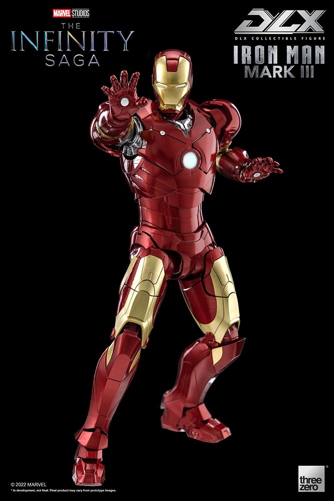 Marvel DLX Iron Man Mark 3 Collectible Figure - Prototype Shown View 6