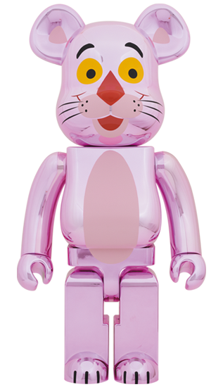 人気アイテム Be@rbrick Pink Panther (Chrome Ver.) 1000% by Medicom Toy その他