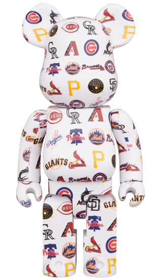 Bearbrick x F.C.R.B. x MLB (Los Angeles Dodgers) 100% & 400
