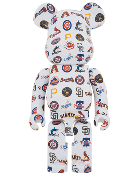 MEDICOM TOY x MLB American League BE@RBRICK 100% And 400