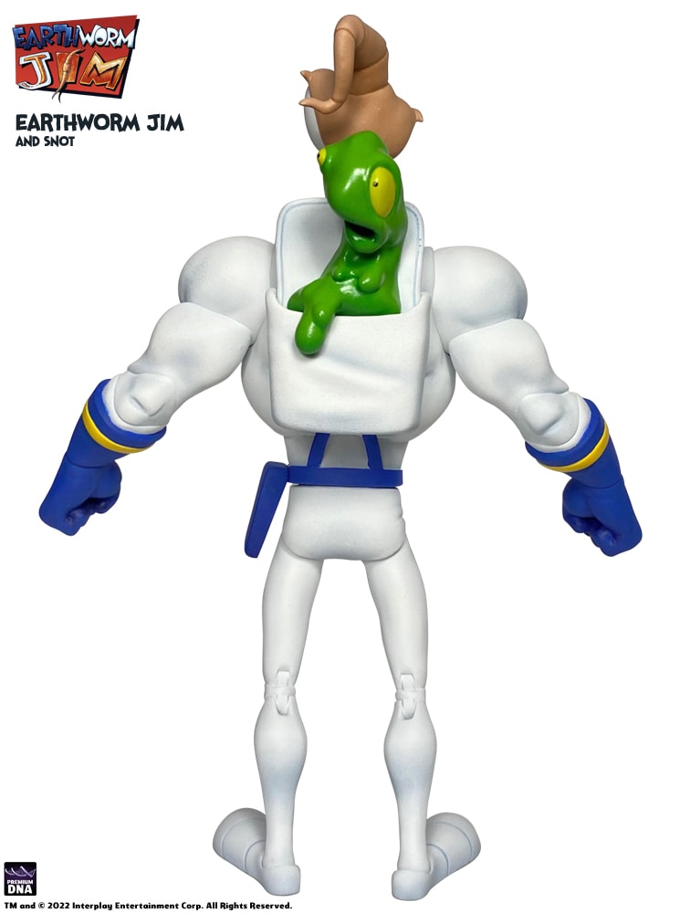 Earthworm Jim Earthworm Jim & Snott Action Figure - Prototype Shown View 5